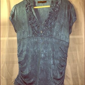 Turquoise HeartSoul blouse